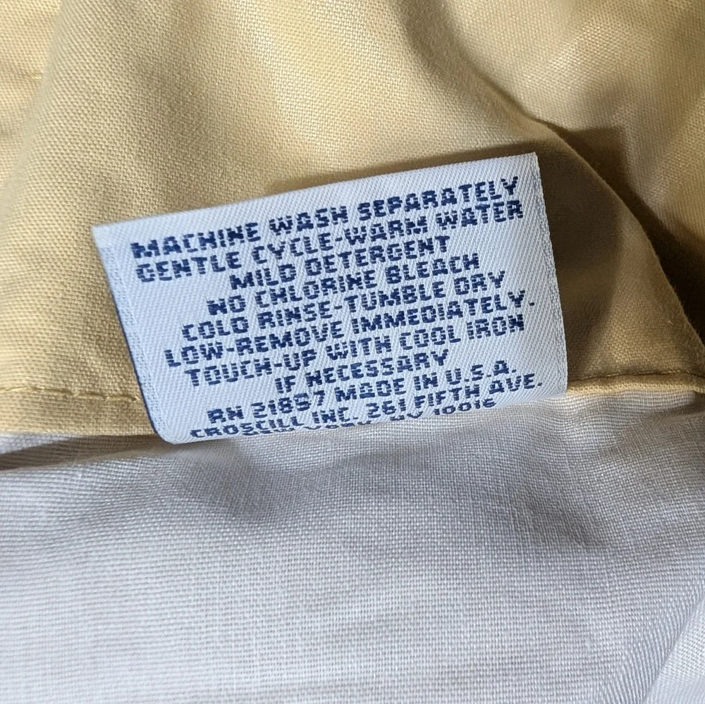 Croscill Curtain Panels Pair (2) Sunshine Yellow Cottagecore 86 x 39” Drapes EUC